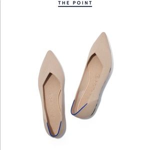 BNWOT Rothys the point in ecru - size 6.5